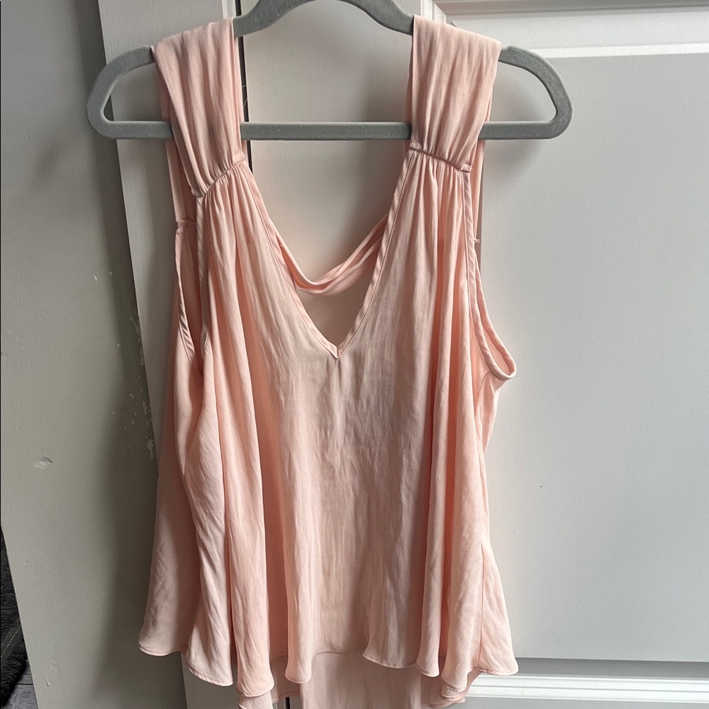 Elegant Pink Sleeveless Top